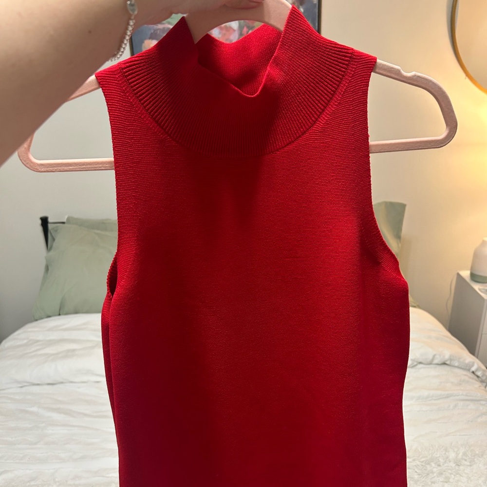 Express Vibrant Red Tank Top